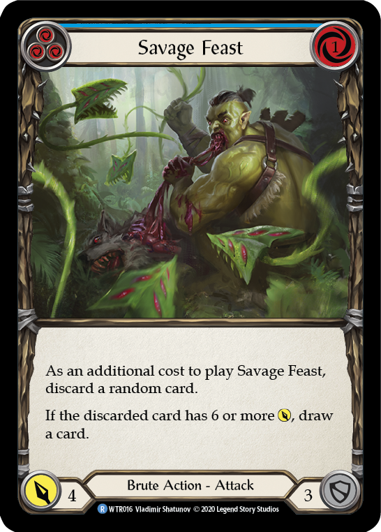 Savage Feast (Blue) [WTR016] Unlimited Normal