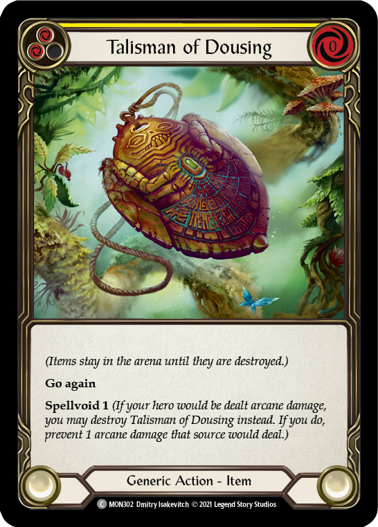 Talisman of Dousing [MON302] 1st Edition Normal